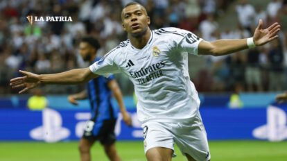 Supercopa de Europa con gol de Kylian Mbappé
