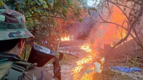 Operativo antidrogas destruye fábricas móviles de cocaína