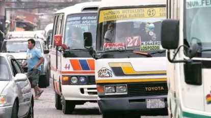incremento de tarifas del transporte urbano en Santa Cruz