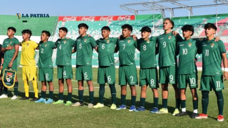 Selección boliviana Sub-16 tras perder por goleada a manos de Chile