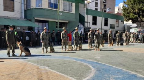 Día de San Roque en Comando de Policía