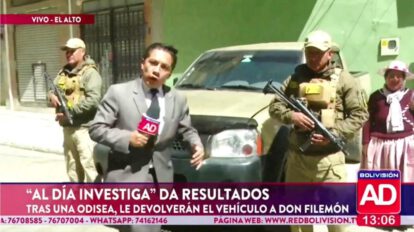 Exclusión de conferencia de prensa por parte de la Policía a Bolivisión