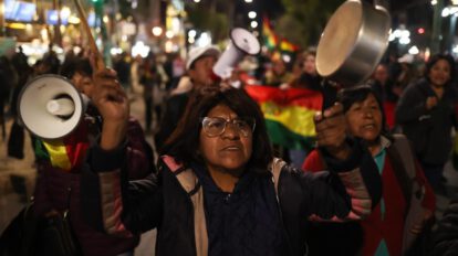 Cacerolazo en La Paz por la falta de dólares y el alza de precios