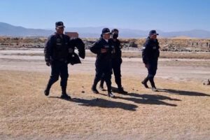 Intervención de la Guardia Municipal en el Festival del Tinku ilegal