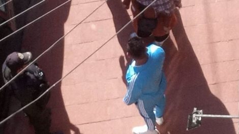 Harold Lora en la vía pública