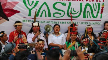 Justicia ambiental en Ecuador por parte de indígenas waorani