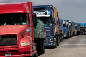 Falta de combustible en el transporte pesado