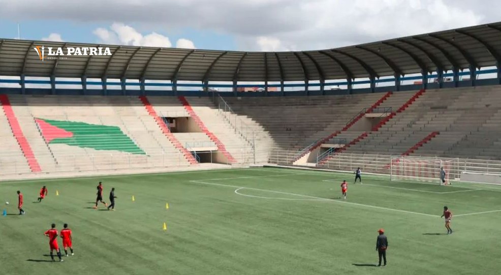 Butacas desechables estadio El Alto