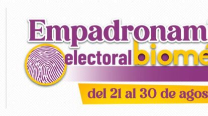 Empadronamiento elecciones judiciales en Bolivia