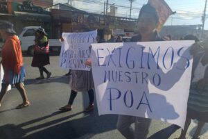 Productores de flores de Quillacollo se movilizan por inclusión en Plan Operativo Anual 2025