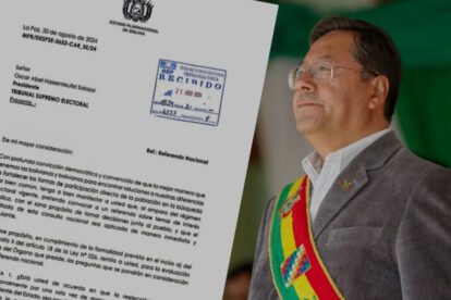 Referendo nacional propuesto por Luis Arce