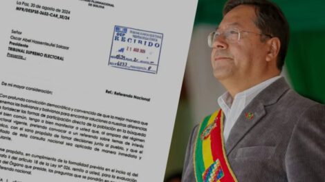 Referendo nacional propuesto por Luis Arce