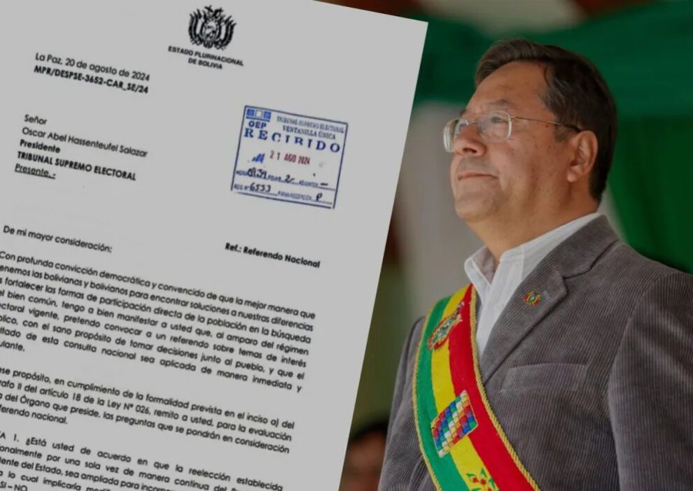 Referéndum propuesto por Luis Arce criticado por actores políticos