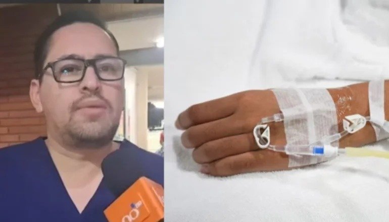 Hombre atacado por lagarto mientras pescaba en río Piraí