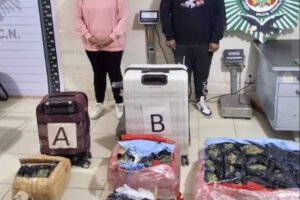 Decomiso de marihuana en Challapata