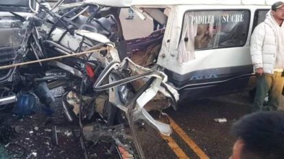 Choque en La Ciénega: un fallecido y ocho heridos tras colisión