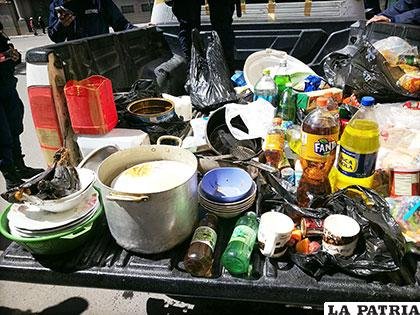 Decomisan alimentos en putrefacción en La Paz