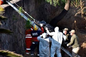 Cadáver en el río Rocha en Cochabamba