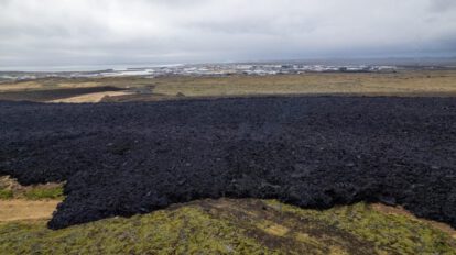 Erupción volcánica en Islandia