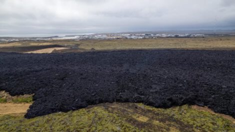 Erupción volcánica en Islandia