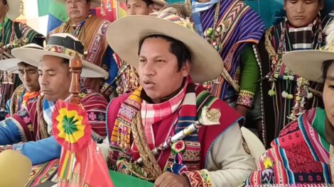 Protesta en Llallagua por rebaja salarial a asambleístas