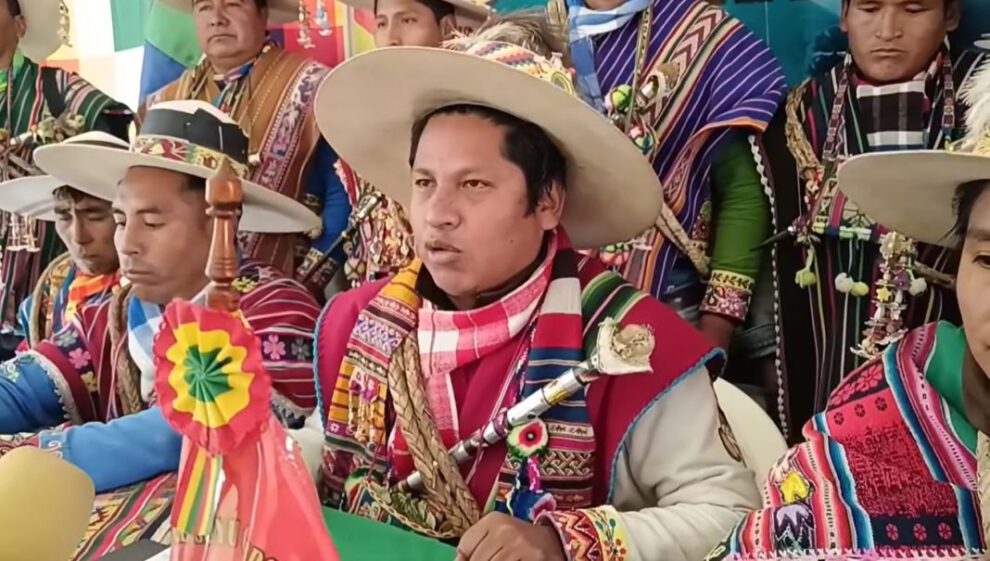 Protesta en Llallagua por rebaja salarial a asambleístas