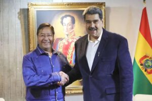 Luis Arce respalda a Nicolás Maduro tras elecciones en Venezuela