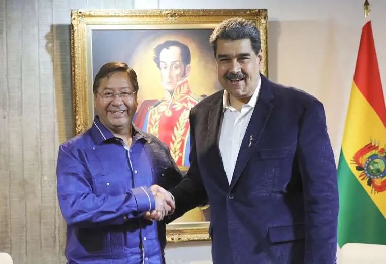 Luis Arce respalda a Nicolás Maduro tras elecciones en Venezuela