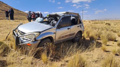 Accidente de tránsito del Director Departamental de Educación de La Paz