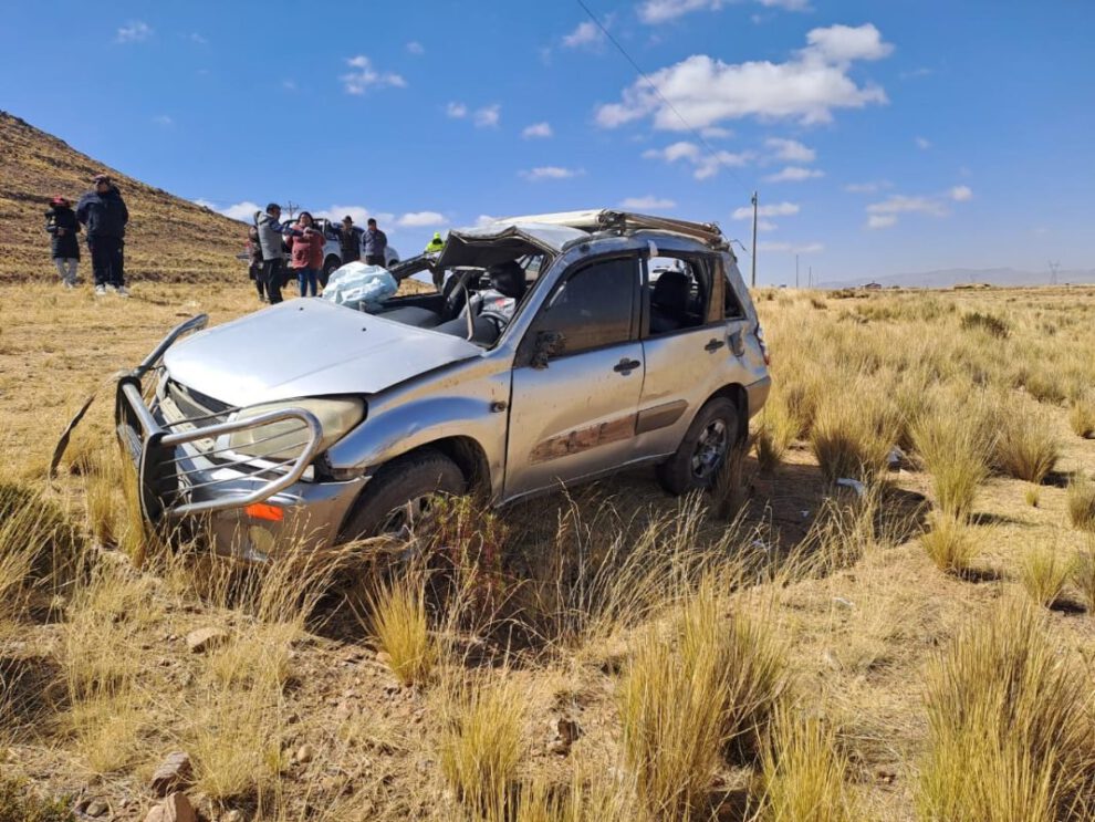 Accidente de tránsito del Director Departamental de Educación de La Paz