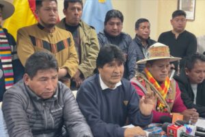 Evo Morales insta al TSE a revisar su fallo sobre congreso del MAS en Villa Tunari