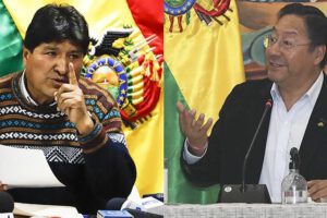 Reconocimiento de Maduro por Arce y Morales