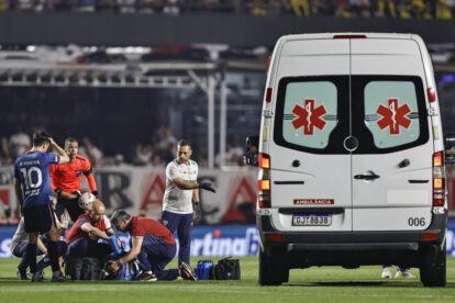 Juan Izquierdo arritmia en partido de fútbol