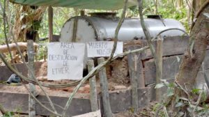Operativo desbarata laboratorio de cocaína en Villa Tunari