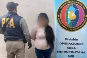 Captura de narco boliviana en Lomas de Zamora