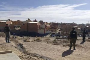 Enfrentamiento en Villazón entre gendarmes y estibadores