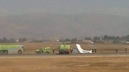 Incidente en Aeropuerto de Cochabamba: Avioneta de FAB sufre problemas en aterrizaje