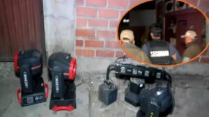Delincuente disfrazado de guardia de seguridad intentando robar en Cochabamba