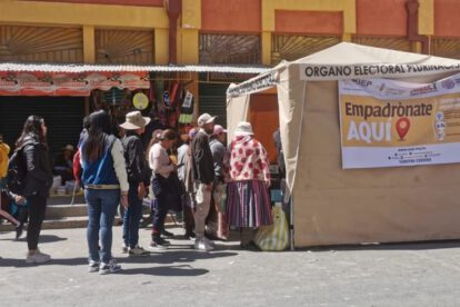 Empadronamiento masivo en Oruro