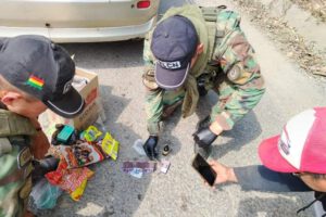 Operativo antidrogas incauta 135 gramos de cocaína camuflada en cajitas de fósforos