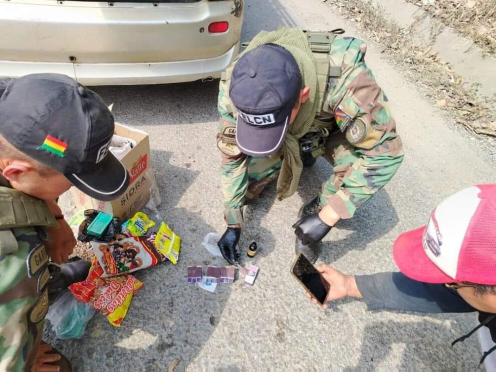 Operativo antidrogas incauta 135 gramos de cocaína camuflada en cajitas de fósforos