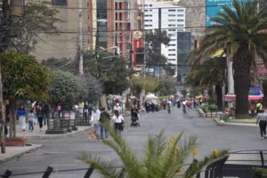 Celebración del Día del Peatón en La Paz y El Alto
