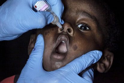 vacunación contra la polio en Gaza