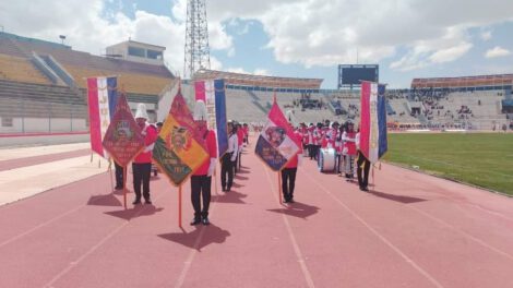 Concurso de Bandas Estudiantiles en Oruro