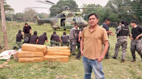 Retención de equipos de televisión en Santa Cruz