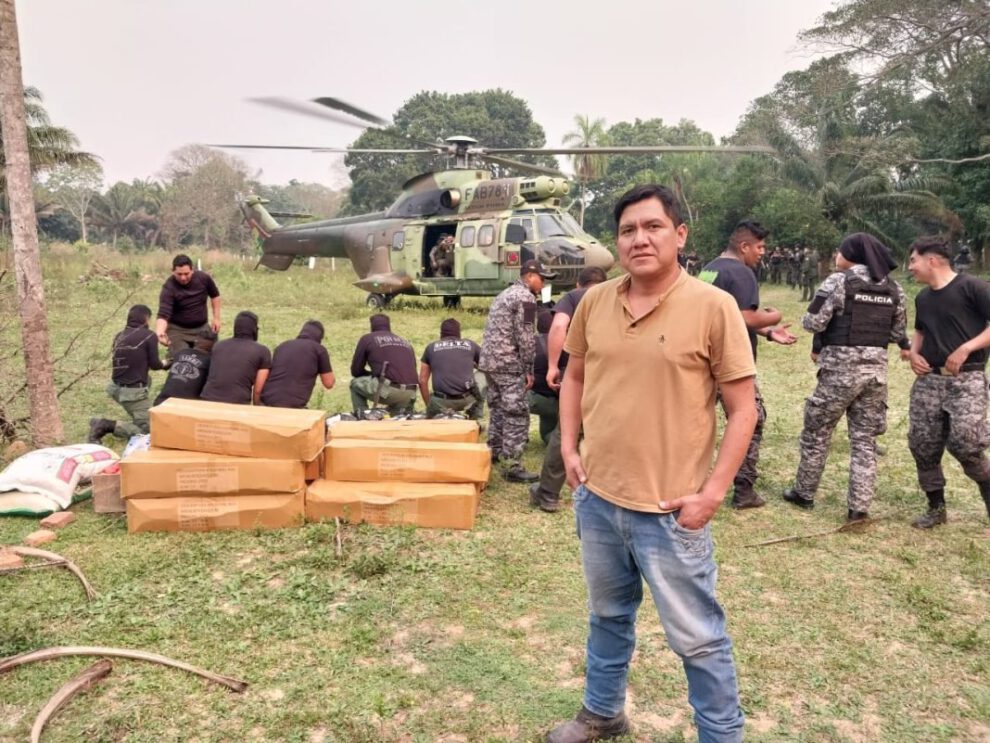 Retención de equipos de televisión en Santa Cruz