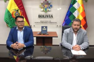 Omar Alarcón Saigua, presidente ejecutivo de Yacimientos de Litio Bolivianos
