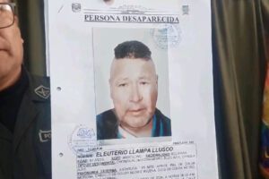 Encuentran sin vida a Eleuterio Llampa Llusco