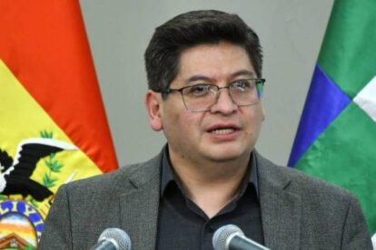 Distribución de recursos censo por el Ministro de Economía, Marcelo Montenegro