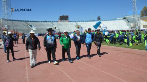 División Infantojuvenil inauguración del torneo